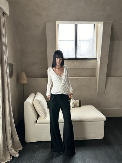 black bootcut pants 01