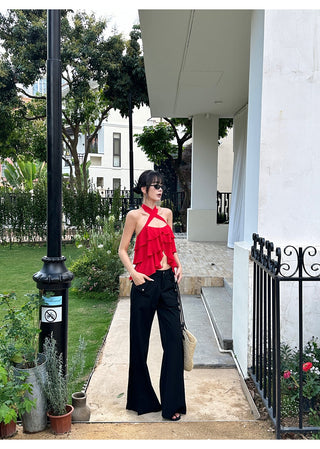 black bootcut pants 01