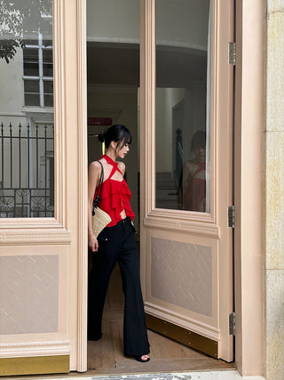 black bootcut pants 01