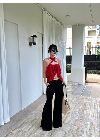 black bootcut pants 01
