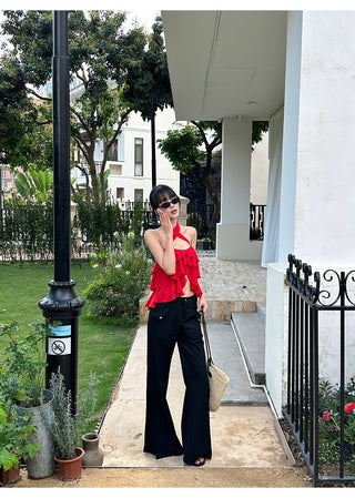 black bootcut pants 01
