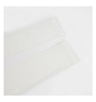 white cross-neck set