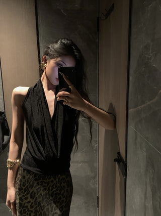 backless twist Top