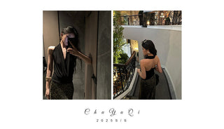 backless twist Top