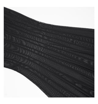 black V-neck set