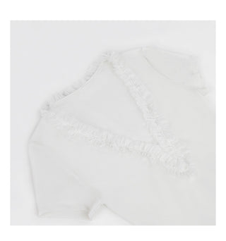 white lyocell top