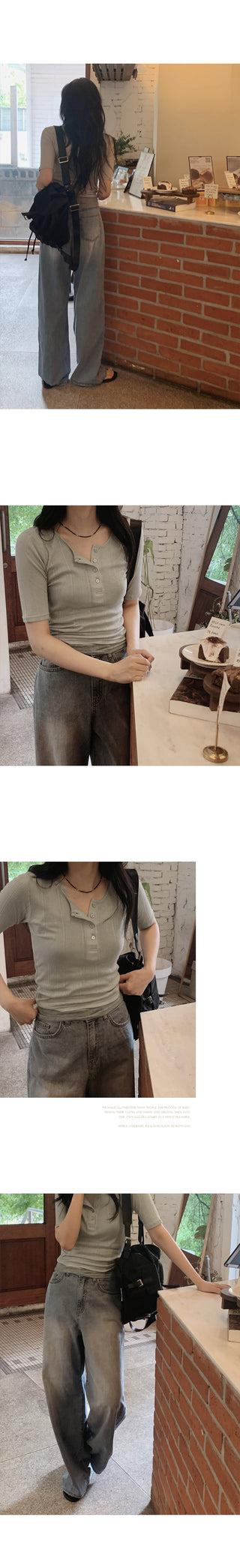 Slim Summer Rib T-Shirt - 3 Colors