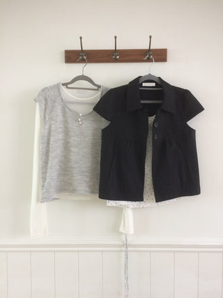 Cap Sleeve Short Sleeve Cutout Shirred Button Collar Jacket