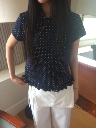 Lace Wrap Skirt Wide Pants