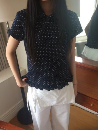 Lace Wrap Skirt Wide Pants