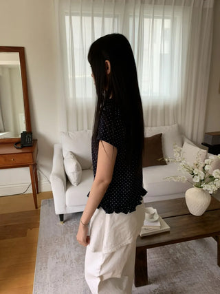 Lace Wrap Skirt Wide Pants