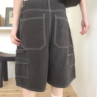Carpenter Cotton Bermuda Cargo Shorts