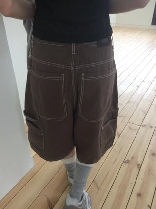 Carpenter Cotton Bermuda Cargo Shorts