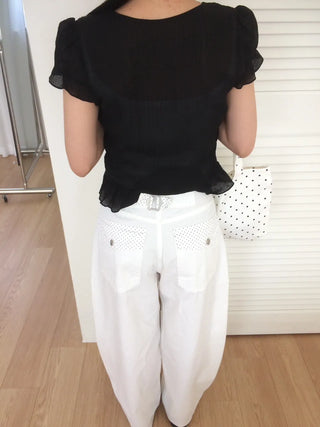 Dot Shoulder Tote Daily Mini Bag