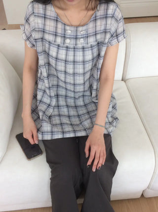 Contrast Rivet Bootcut Ribbed Pants