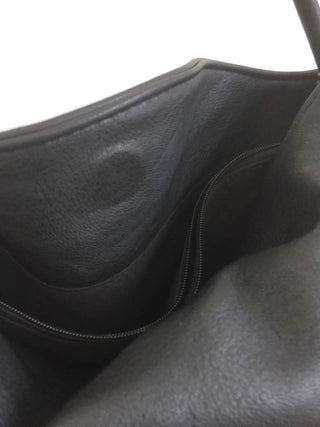 Black Vegan Soft Leather Daily Shoulder Bag