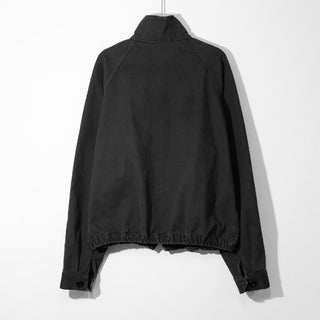 Vintage Washed Zipper Button Short Jacket