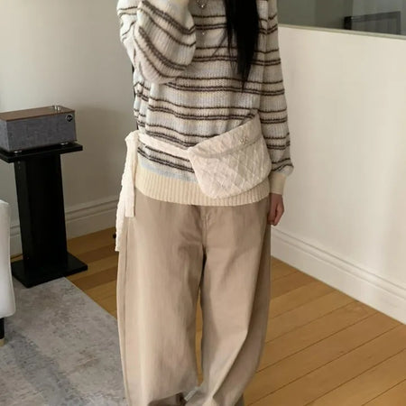 CC Vintage Color Block Striped Knit