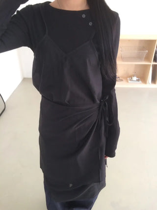 Spring Maxi Long Layered Strap Sleeveless Dress
