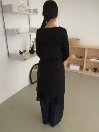 Spring Maxi Long Layered Strap Sleeveless Dress