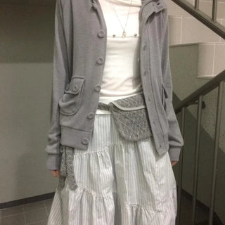 Lace Belt Bag, Crossbody Vintage Bag
