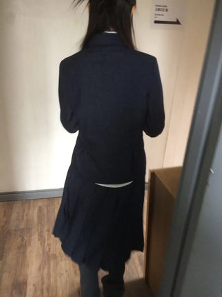 Double Button Pocket Cut Collar Jacket