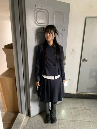 Double Button Pocket Cut Collar Jacket