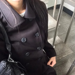 Double Button Pocket Cut Collar Jacket