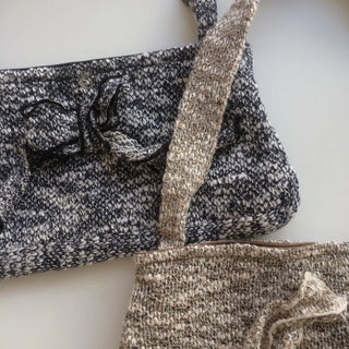 Knit Ribbon Mix Mini Bag