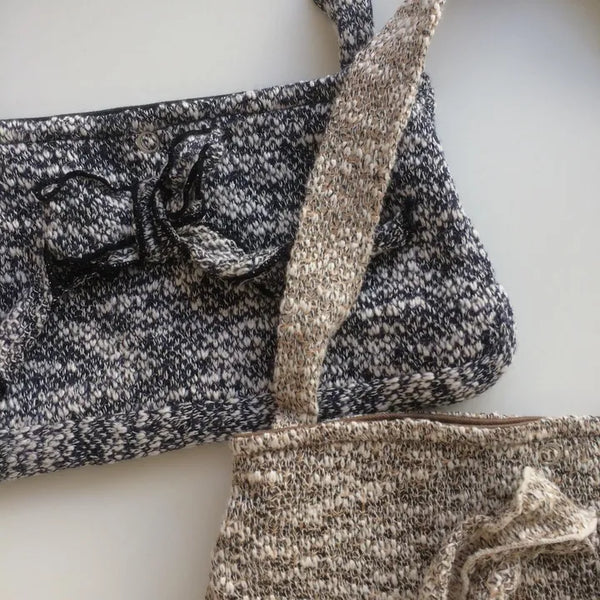 Knit Ribbon Mix Mini Bag