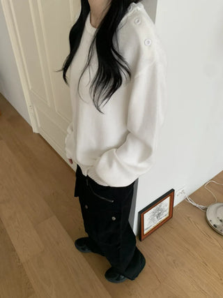 Balloon Cargo Wide Zipper Cut Pants