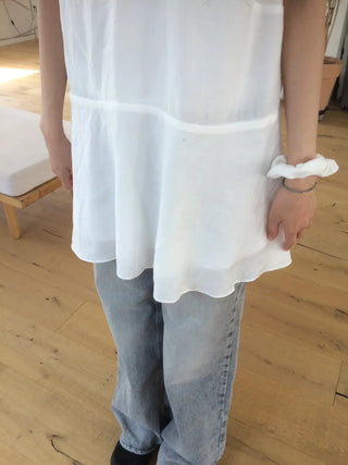 Cut-out Strap Layered Sleeveless Dress