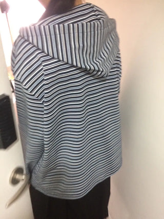 Tio Stripe Color Layer Hoodie