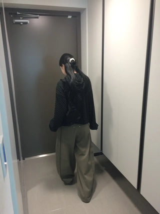 Daily Dot Soft Boxy Oversized Zip-Up Hoodie