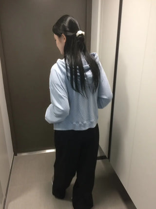 Daily Dot Soft Boxy Oversized Zip-Up Hoodie
