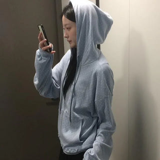 Daily Dot Soft Boxy Oversized Zip-Up Hoodie