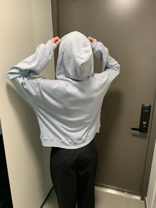 Daily Dot Soft Boxy Oversized Zip-Up Hoodie