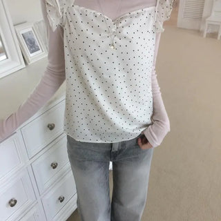 Grey mid-low rise wide-wash denim