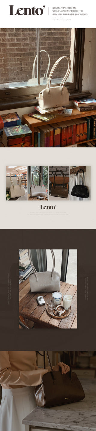 #LENTO. Baguette Tote Bag-4color