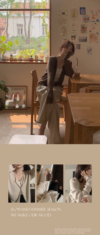 Slim Summer Cardigan - 6 colors