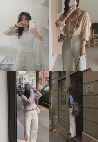 (basic/long) Denim Pants - 4 sizes