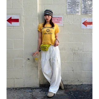 Strap cargo pants