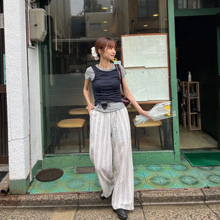 Striped Easy Pants