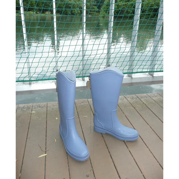 Colored long rain boots