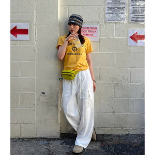 Strap cargo pants