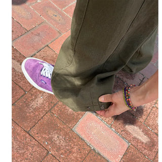 Loose-fit cotton pants