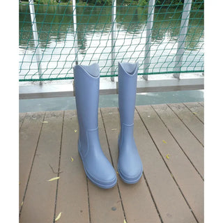 Colored long rain boots