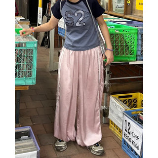 Satin Track Pants