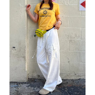 Strap cargo pants