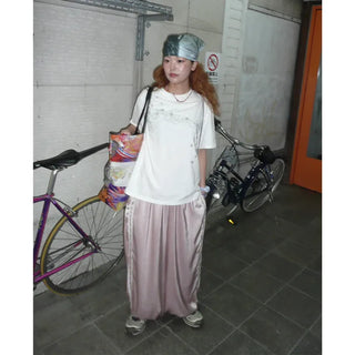 Satin Track Pants